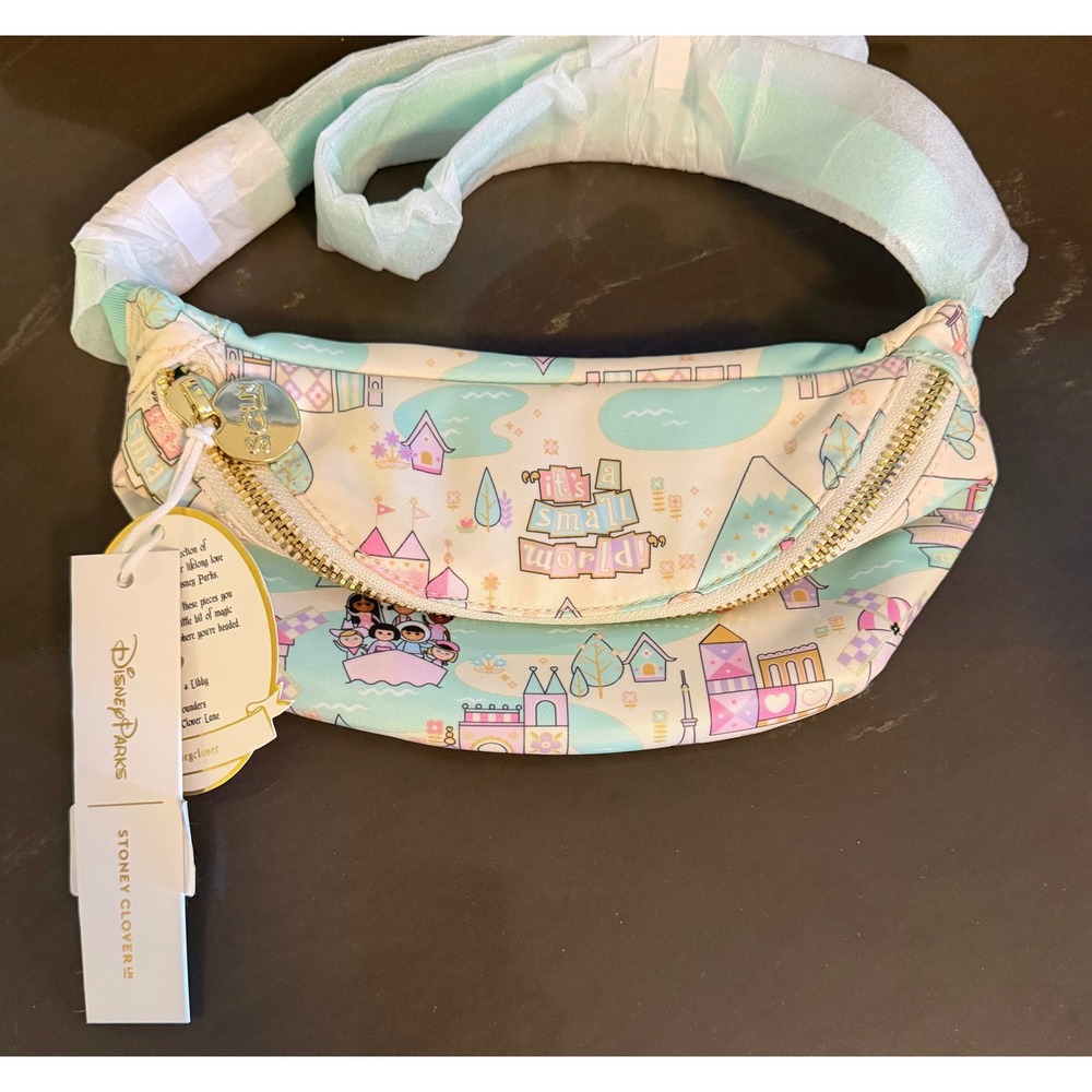 2025 NWT Stoney Clover Lane Disney Parks Its a Small World Fanny Pack Belt Bag